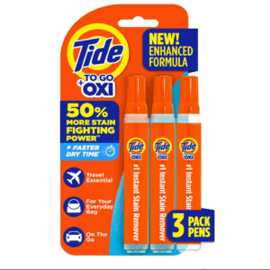 3 Count (Pack of 1) Tide Pen Stain Remover for Clothes, Tide To Go Pen