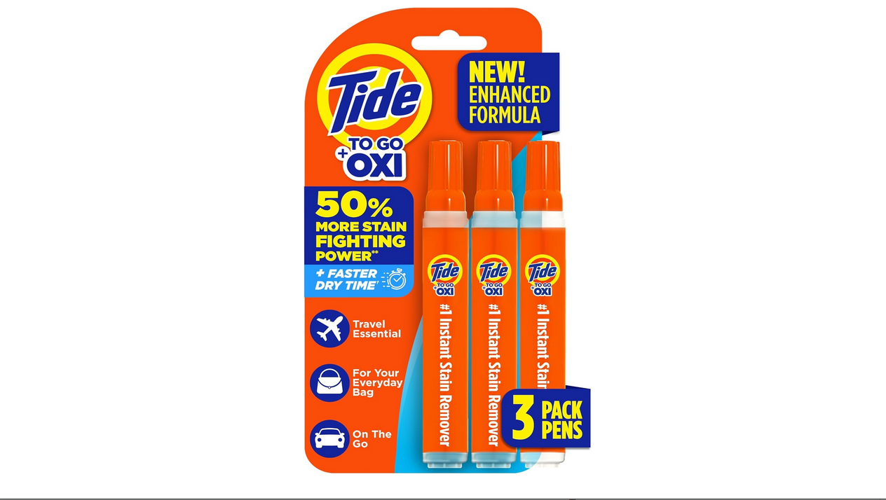 3 Count (Pack of 1) Tide Pen Stain Remover for Clothes, Tide To Go Pen