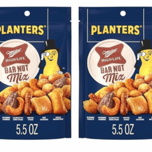 5.5 OZ (Pack of 2) PLANTERS Trail Mix Miller High Life Bar Nut Mix