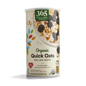 365 by Whole Foods Market, Organic Quick Oats, 42 OZ [Prime]
