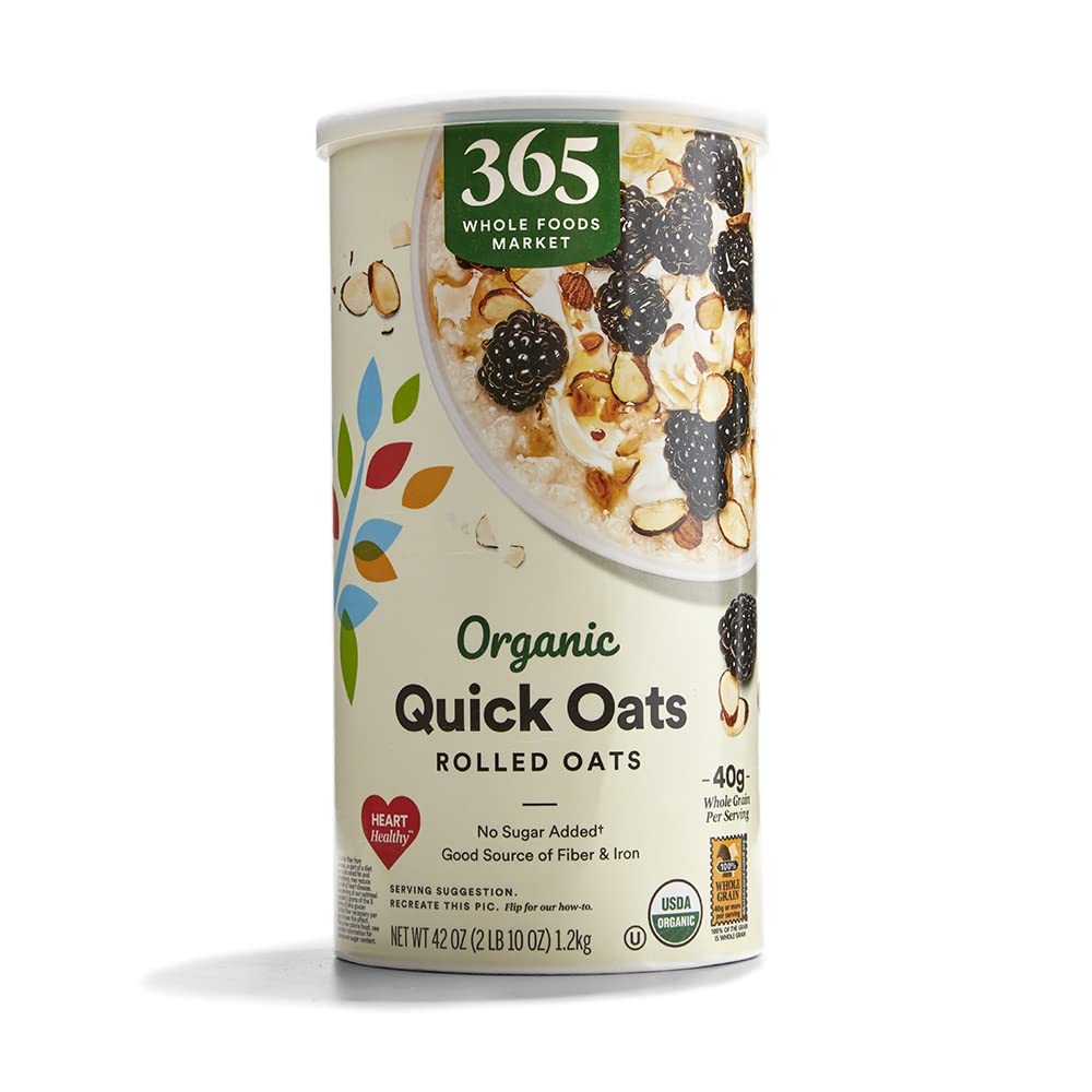 365 by Whole Foods Market, Organic Quick Oats, 42 OZ [Prime]