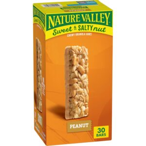 36 OZ, 30 Bars, Nature Valley Sweet and Salty Granola Bars, Peanut