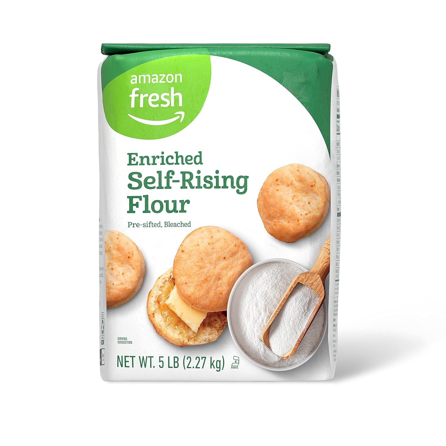 Amazon Fresh Enriched Self Rising Flour, 5 lb [w/ S&S]