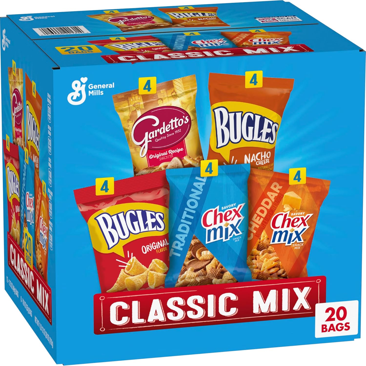 20 Ct, 28 oz Classic Mix Snack Variety Pack [w/S&S]