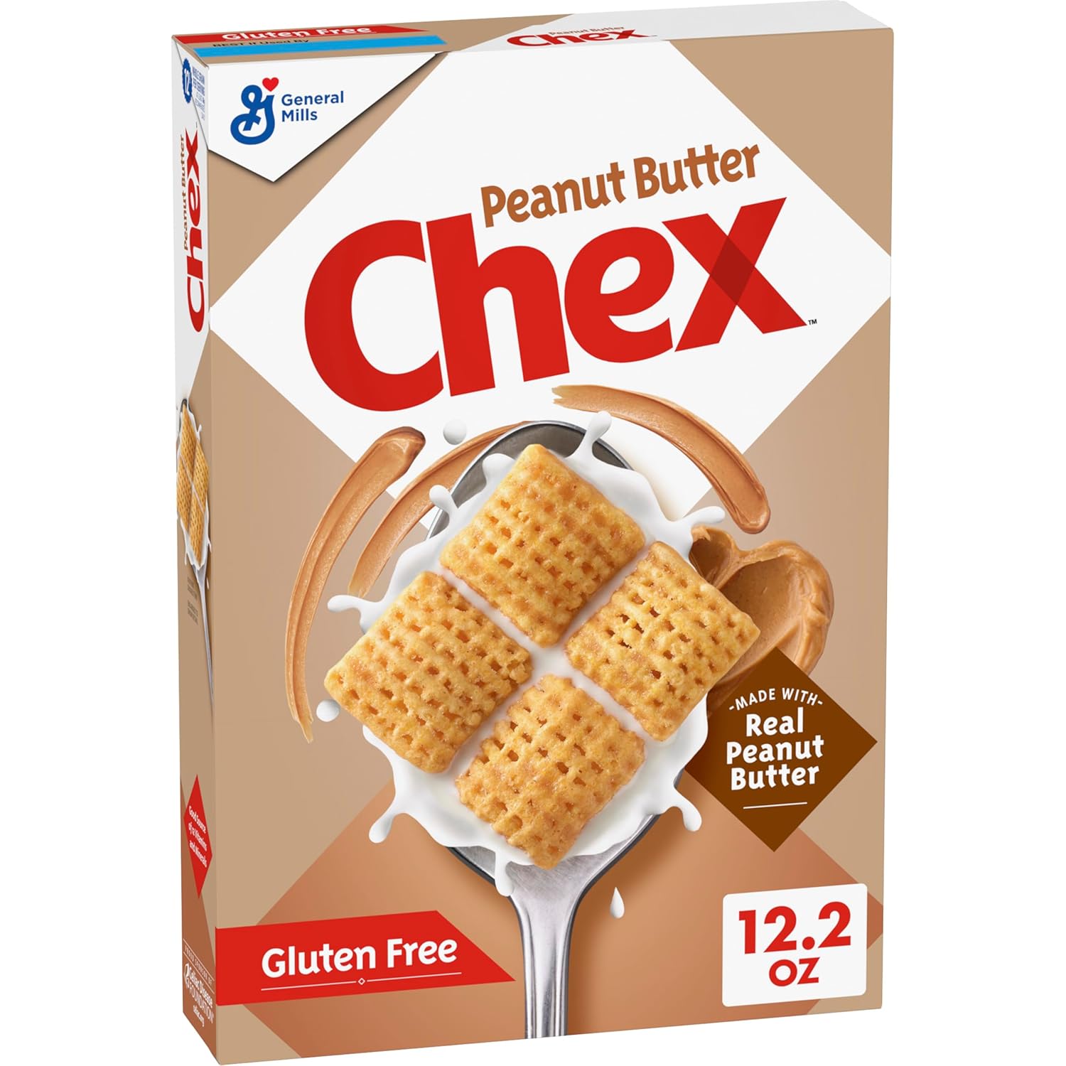 12.2 oz Peanut Butter Chex Cereal, Made with Whole Grain