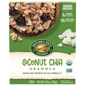 12.34 oz (Pack of 1) Nature's Path Organic Coconut Chia Granola