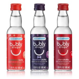 4 Fl Oz Sodastream Bubly Drops 3 Flavor Berry Bliss Variety [Prime]