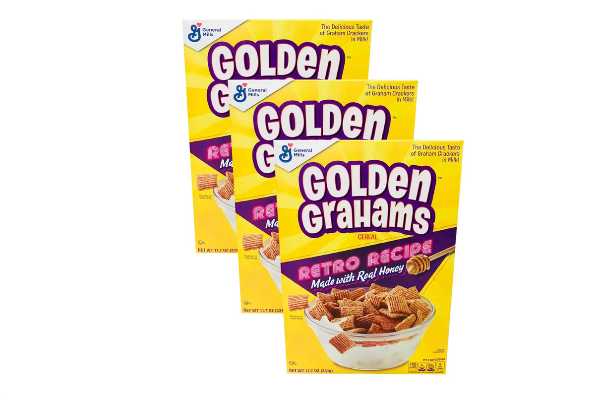 11.7 oz (Pack of 3) Golden Grahams Breakfast Cereal