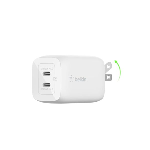 Belkin 65W Dual USB C Charger Block