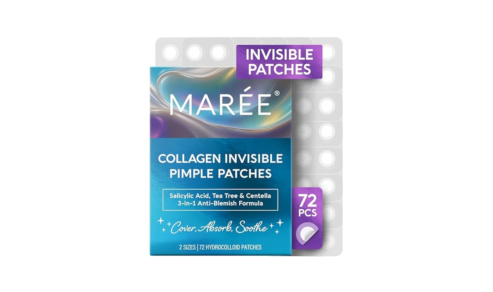 72-Pieces MAREE Pimple Patches for Face