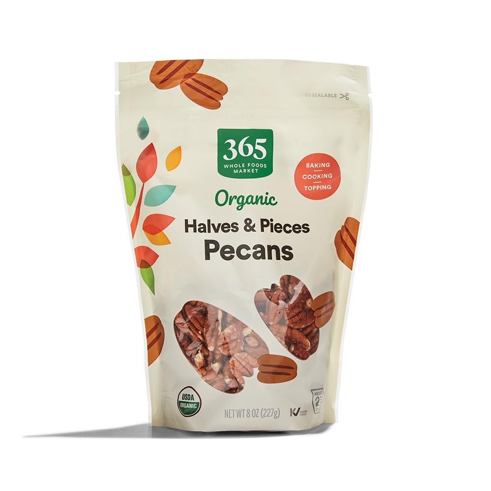 365 by Whole Foods Market – 8 Ounce Organic Pecan Halves