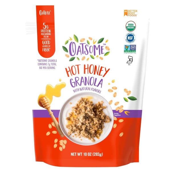 10 Oz Bag Oatsome Hot Honey Granola