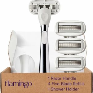 Flamingo Shaving Razor Set for Women [w/ S&S]