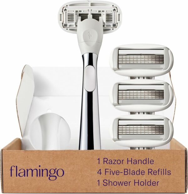 Flamingo Shaving Razor Set for Women [w/ S&S]