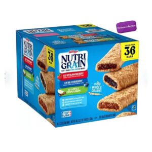 (36-Pack)1.3 oz Mo'sirca Kollection NutriGrain Bars Variety Pack