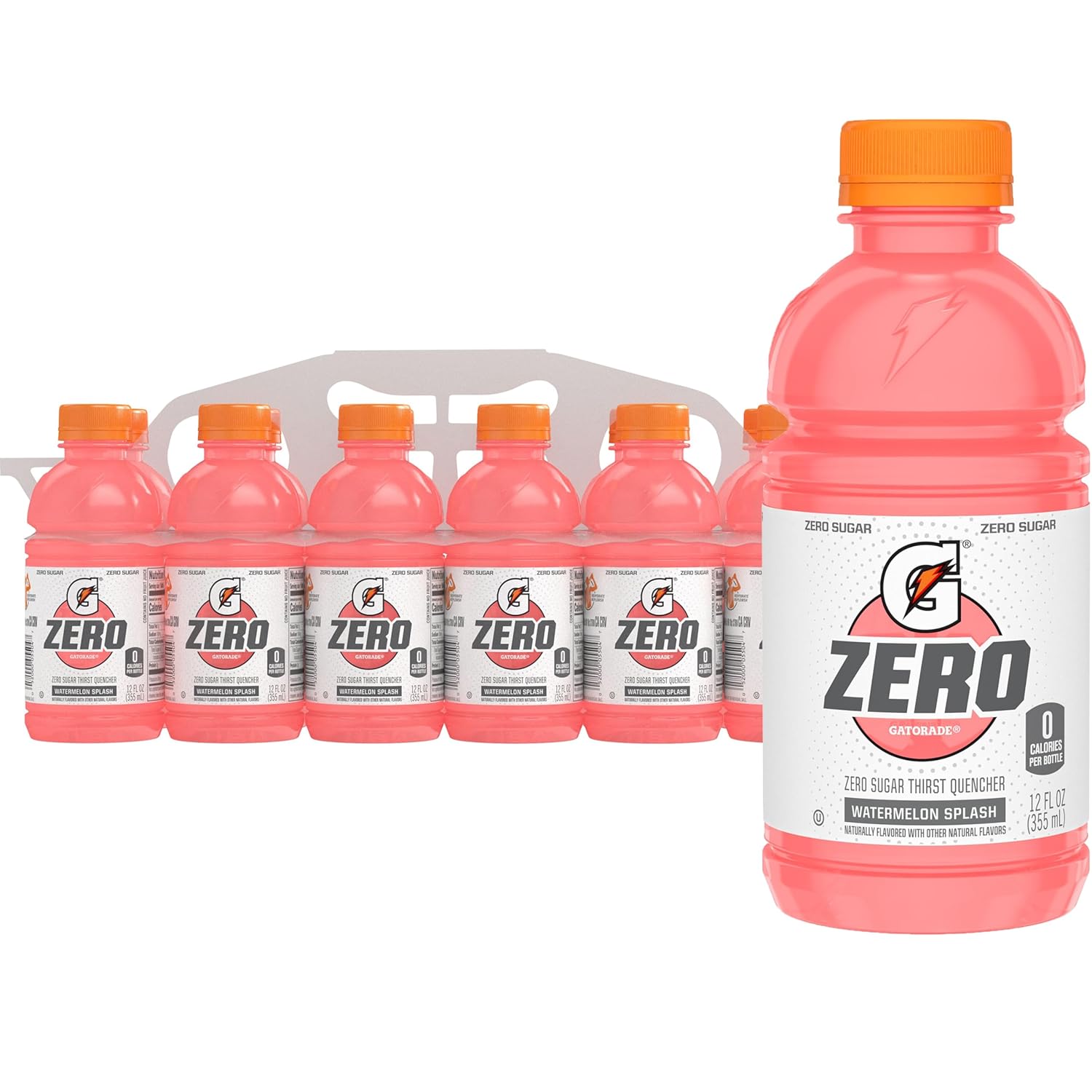 (12 Pack) 12 oz Gatorade Zero Sugar Watermelon Splash [w/ S&S]