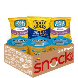 (Pack of 24) Frito Lay Rold Gold Pretzel and Tostitos Dip Snack Variety Pack [w/S&S]