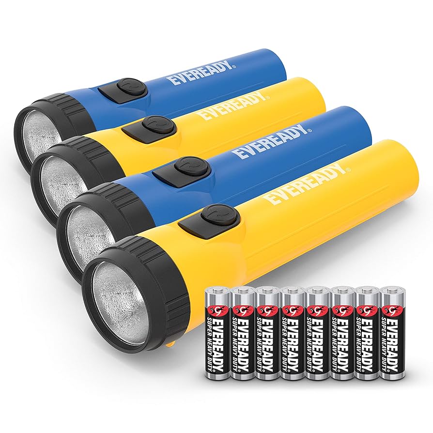 EVEREADY LED Flashlights (4-Pack) [Prime]
