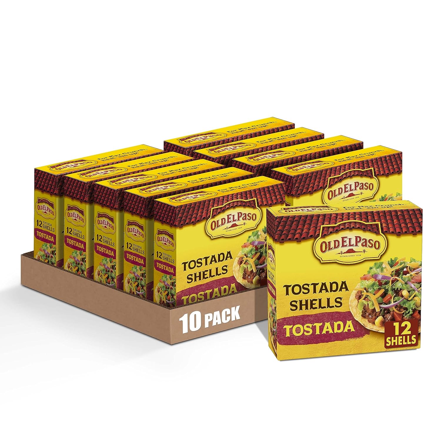 (Pack of 10) 4.5 oz 12 shells Old El Paso Tostada Shells [w/ S&S]