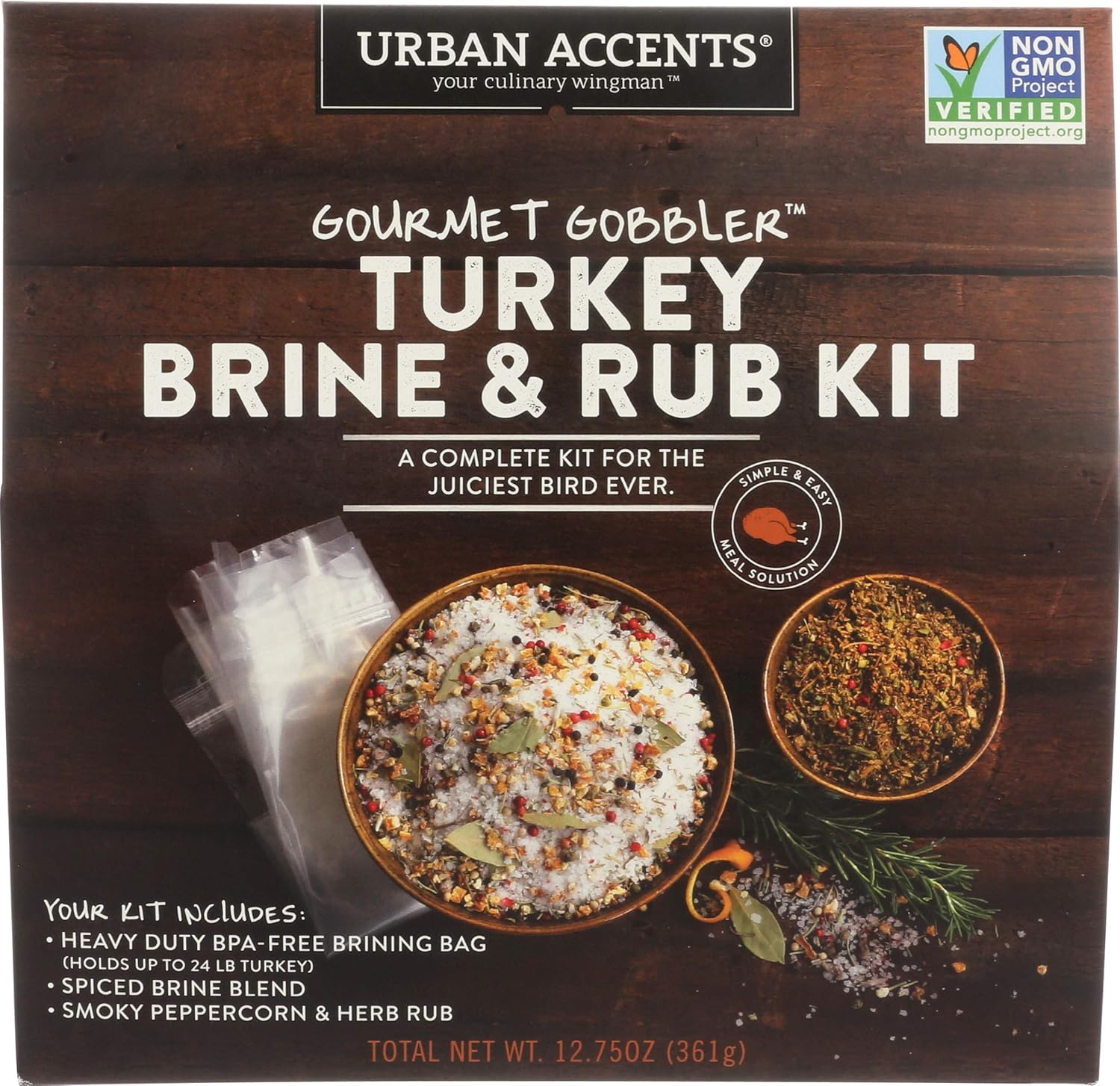 12.75 Ounce Urban Accents Gourmet Gobbler Turkey Brine Kit