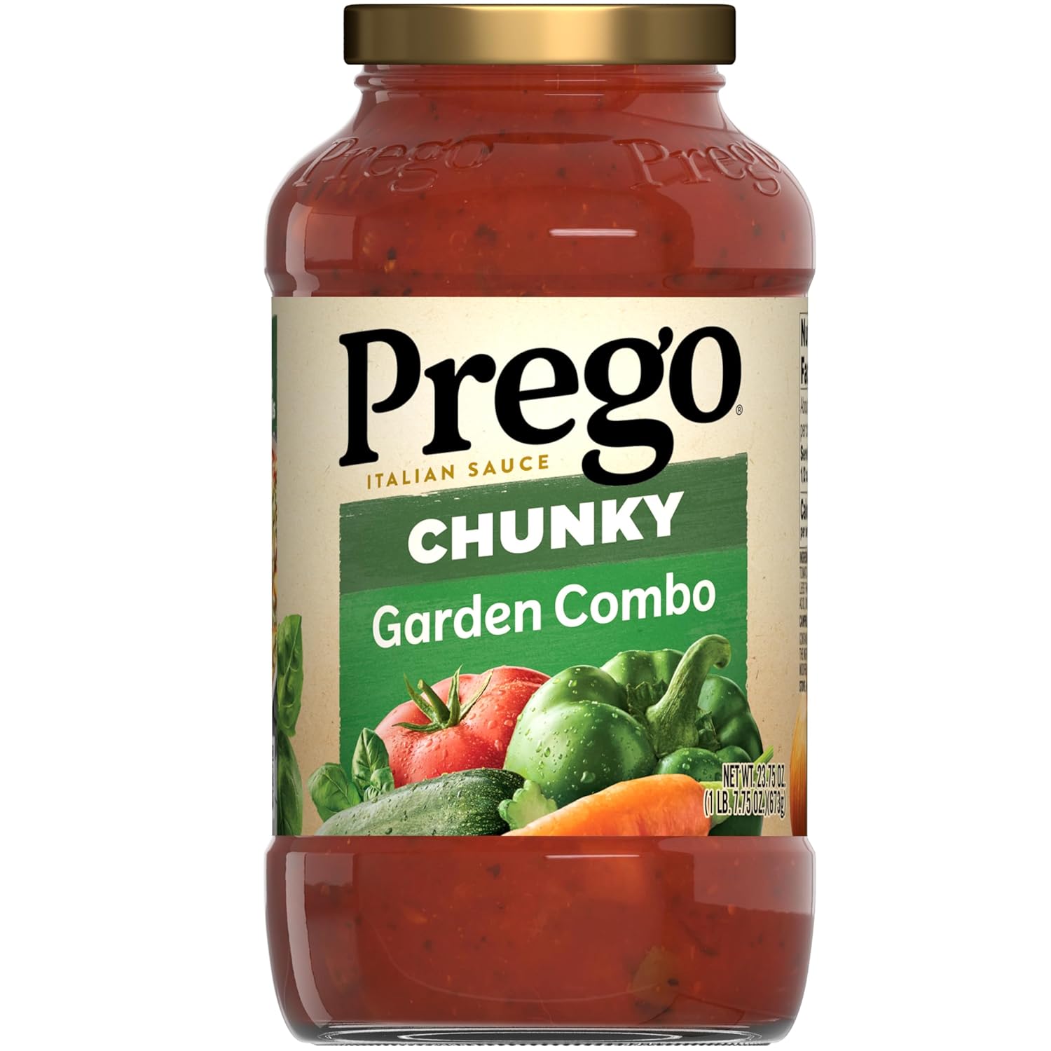 23.75 Oz Jar Prego Chunky Garden Combo Pasta Sauce [w/S&S]