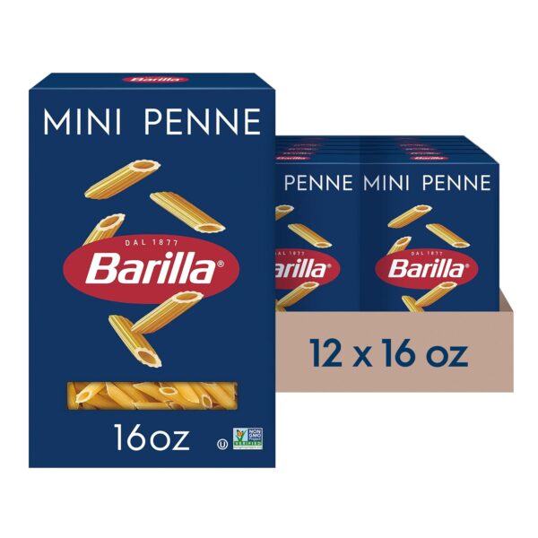 16 oz. Box (Pack of 12) Barilla Mini Penne Pasta [w/S&S]