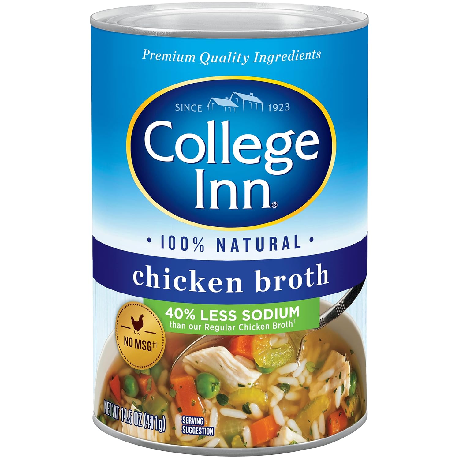 14.5 oz (Pack of 6) College Inn Fat Free and Lower Sodium Chicken Broth