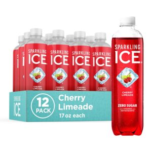 17 fl oz Bottles (Pack of 12) Sparkling Ice Cherry Limeade Sparkling Water [w/S&S]