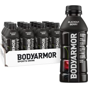(Pack of 12)16 Fl Oz BODYARMOR Sports Drink Blackout Berry