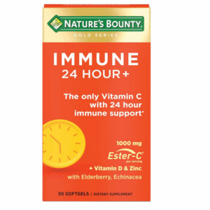 50-Count Nature's Bounty Immune 24 Hour +, The only Vitamin C with 24 Hour Immune Support from Ester-C [w/S&S]