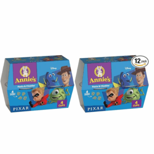 (Pack of 2) 4 Cups Annie's Disney 100 Macaroni and Cheese, Pasta & Cheddar