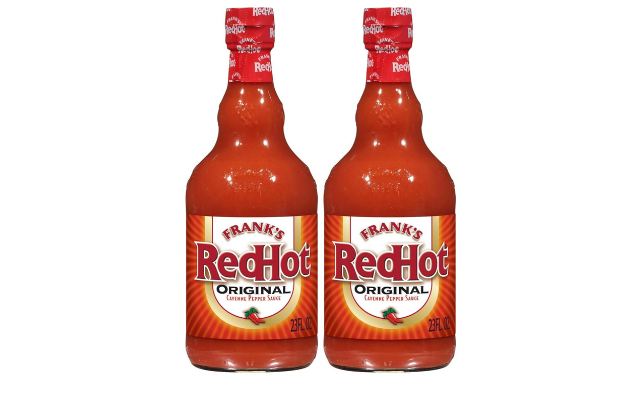 (Pack of 2) 23 fl oz Frank’s RedHot Original Cayenne Pepper Hot Wing Sauce