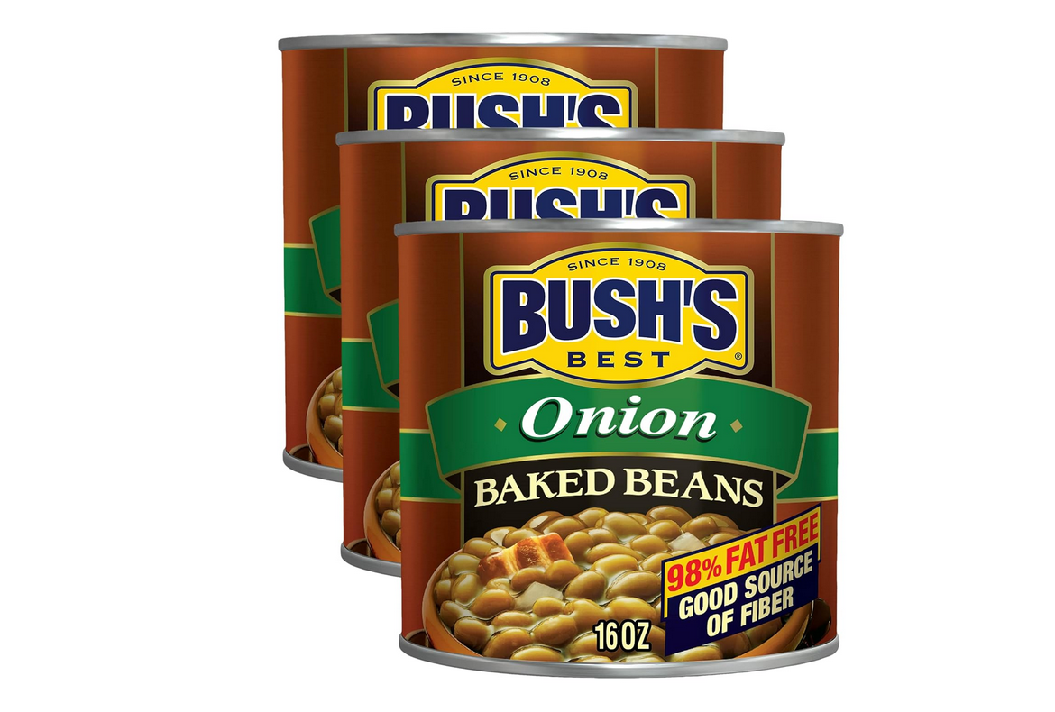 (Pack of 3)16 oz Bush’s Best Onion Baked Beans