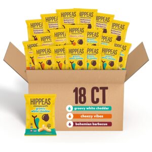 (Pack of 18) 0.8 Ounce Hippeas Chickpea Puffs, Variety Pack [w/S&S]