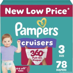 78-Count Pampers Diapers Cruisers 360, Size 3 [w/S&S]