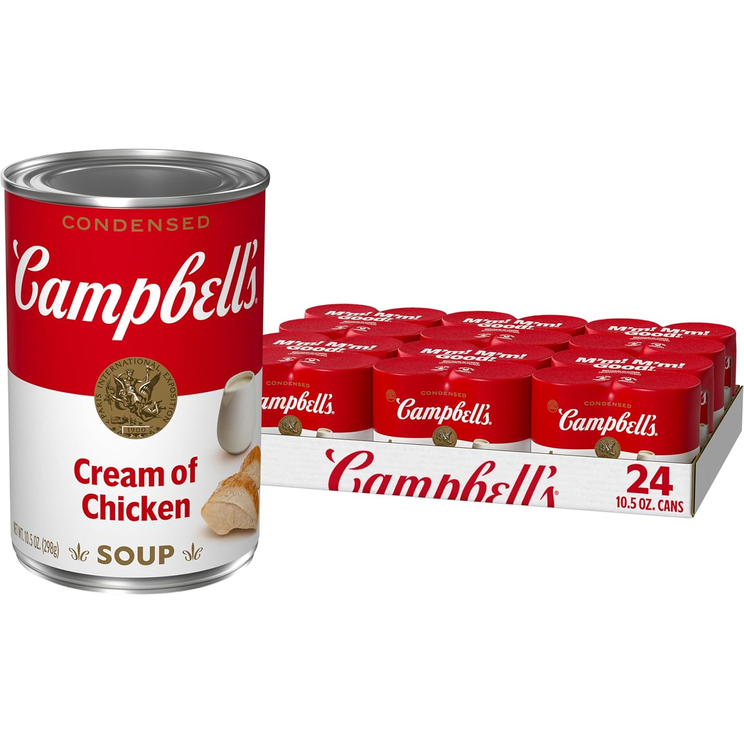 Campbell’s Condensed Cream of Chicken Soup, 10.5 Ounce Can (Pack of 4) (Case of 6) [w/S&S]