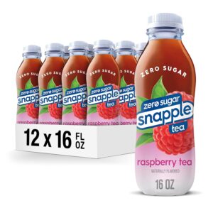 (Pack of 12)16 fl oz Snapple Zero Sugar Raspberry Tea [w/S&S]
