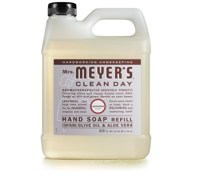 33 Fl Oz MRS. MEYER’S CLEAN DAY Liquid Hand Soap Refill, Lavender Scent