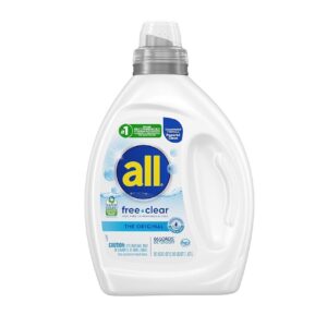 50 oz all free clear original laundry detergent for sensitive skin, unscented [w/S&S]