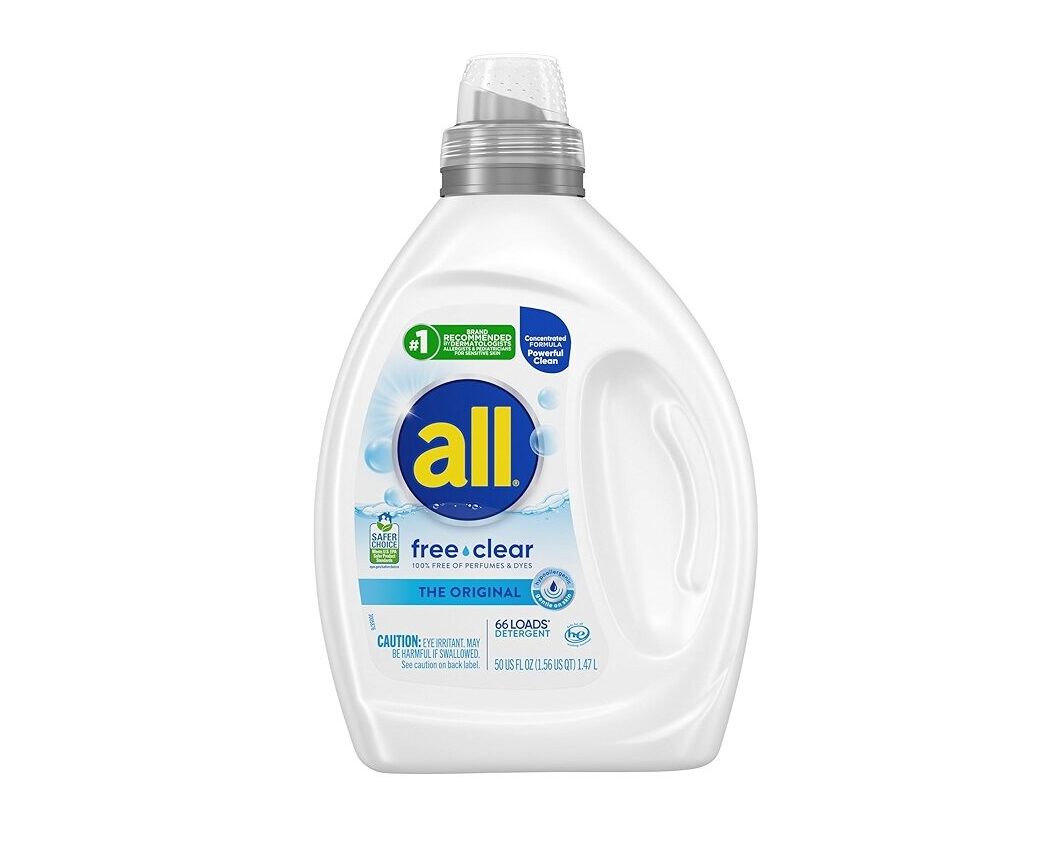 50 oz all free clear original laundry detergent for sensitive skin, unscented [w/S&S]