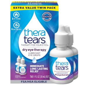 1 Fl Oz Twin Pack TheraTears Dry Eye Therapy Lubricating Eye Drops for Dry Eyes [w/S&S]
