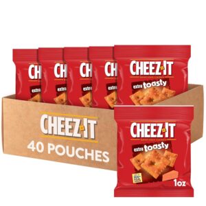 (40 Pouches) Cheez-It Cheese Crackers, Extra Toasty [w/S&S][20% COUPON]